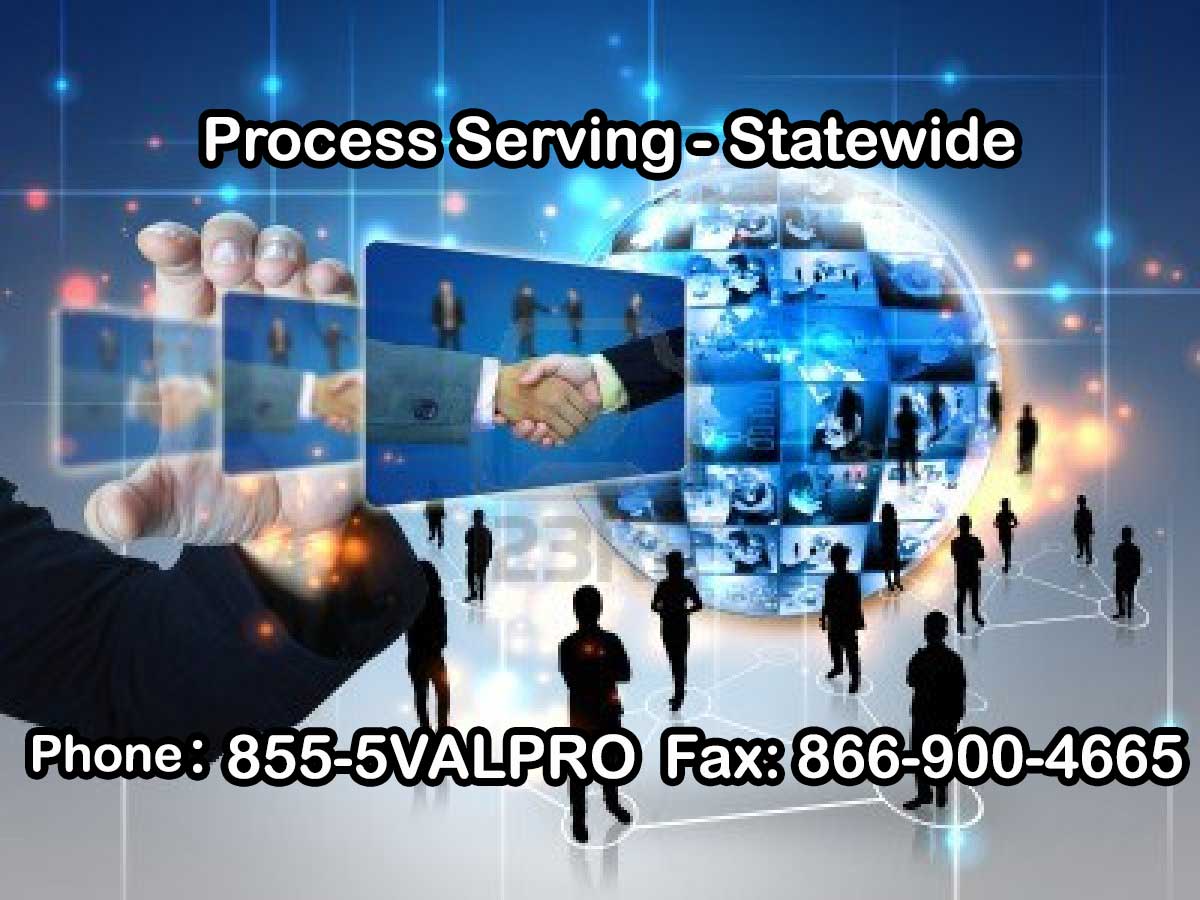valpro attorney services, sacramento process server