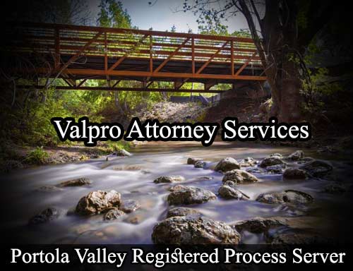 Portola Valley California Registered Process Server