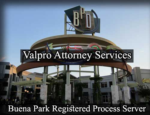 Buena Park California Registered Process Server
