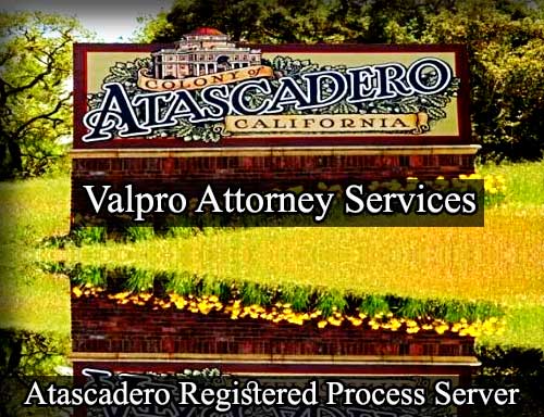 Atascadero California Registered Process Server