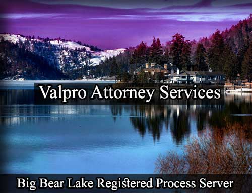 Big Bear Lake California Registered Process Server