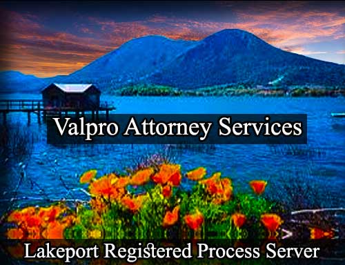 Lakeport Registered Process Server