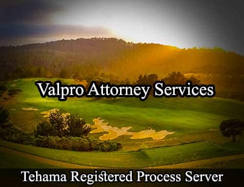 Tehama Registered Process Server