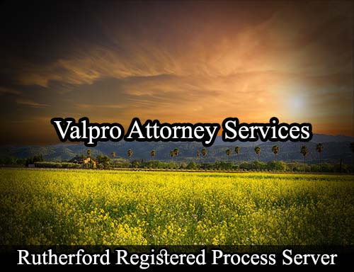 Rutherford California Registered Process Server